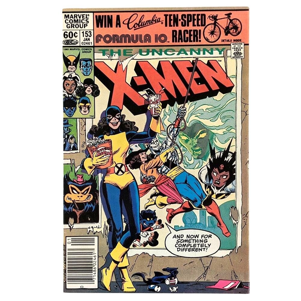 Uncanny X-Men Vol 1 #153 VF Newsstand Edition Marvel 1982 Shadowcat Bronze